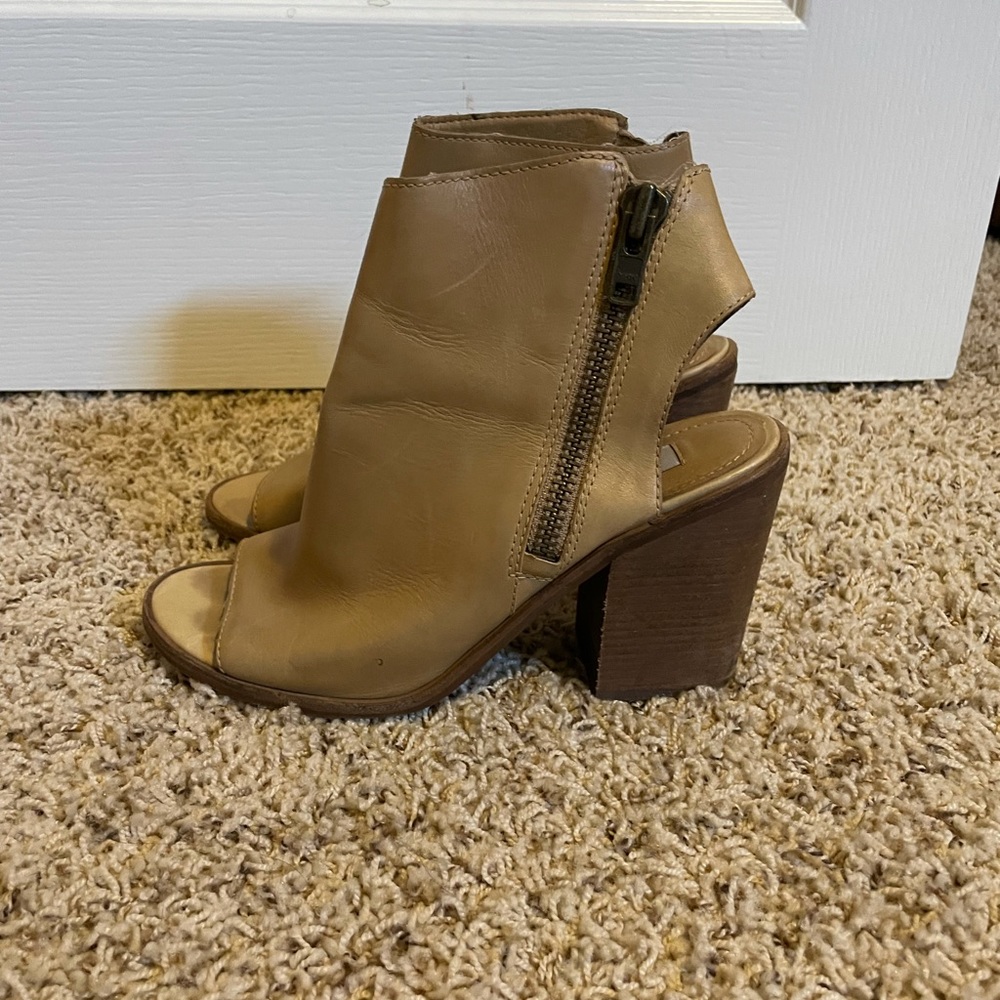 Steve Madden Terraa Open Toe Leather Block Heel B… - image 5